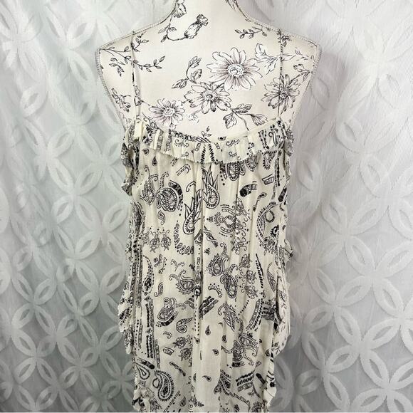Iro Bamare Paisley Print  Flowy Georgette Camisole Size 2 NWT $185 - Picture 9 of 13